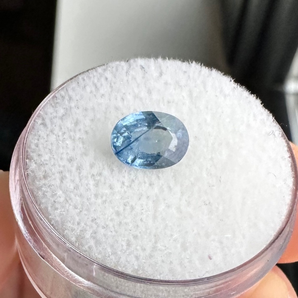 💎 RARE 1.42ct Cornflower Blue Montana Sapphire - Oval